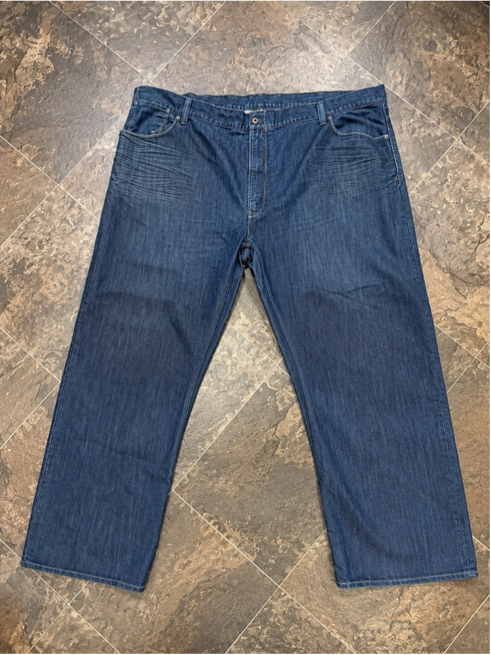 Levi’s 559 Relaxed Straight Jeans Men’s 52x32 Dark Wash Big & Tall